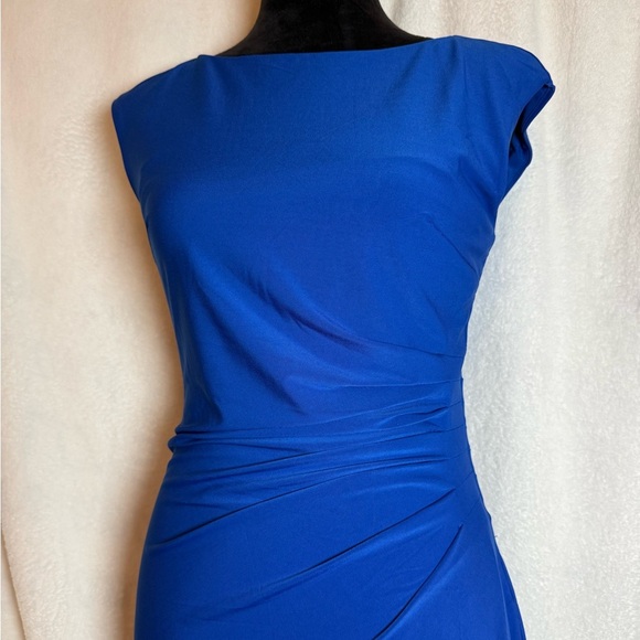 💙 Catherine Malandrino Cobalt Blue Bodycon Cocktail Dress - Picture 7 of 11